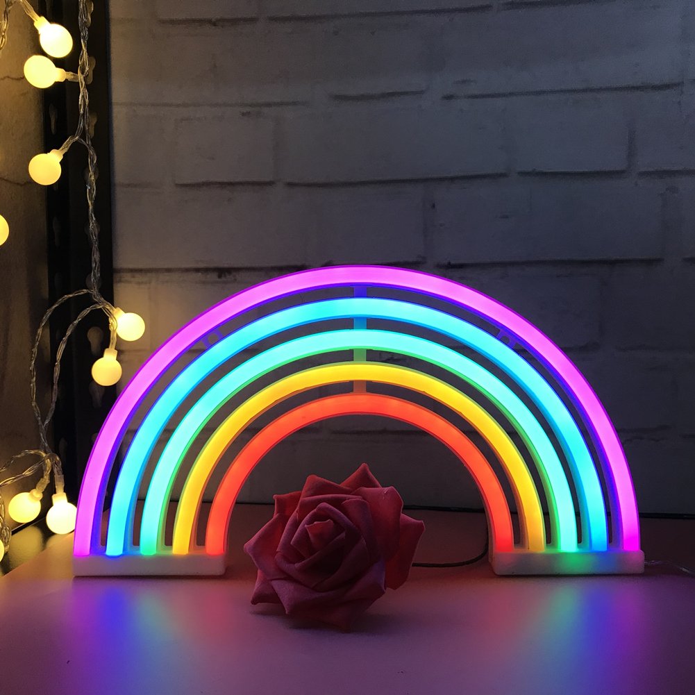 Nordstylee Neon Rainbow Light Signs