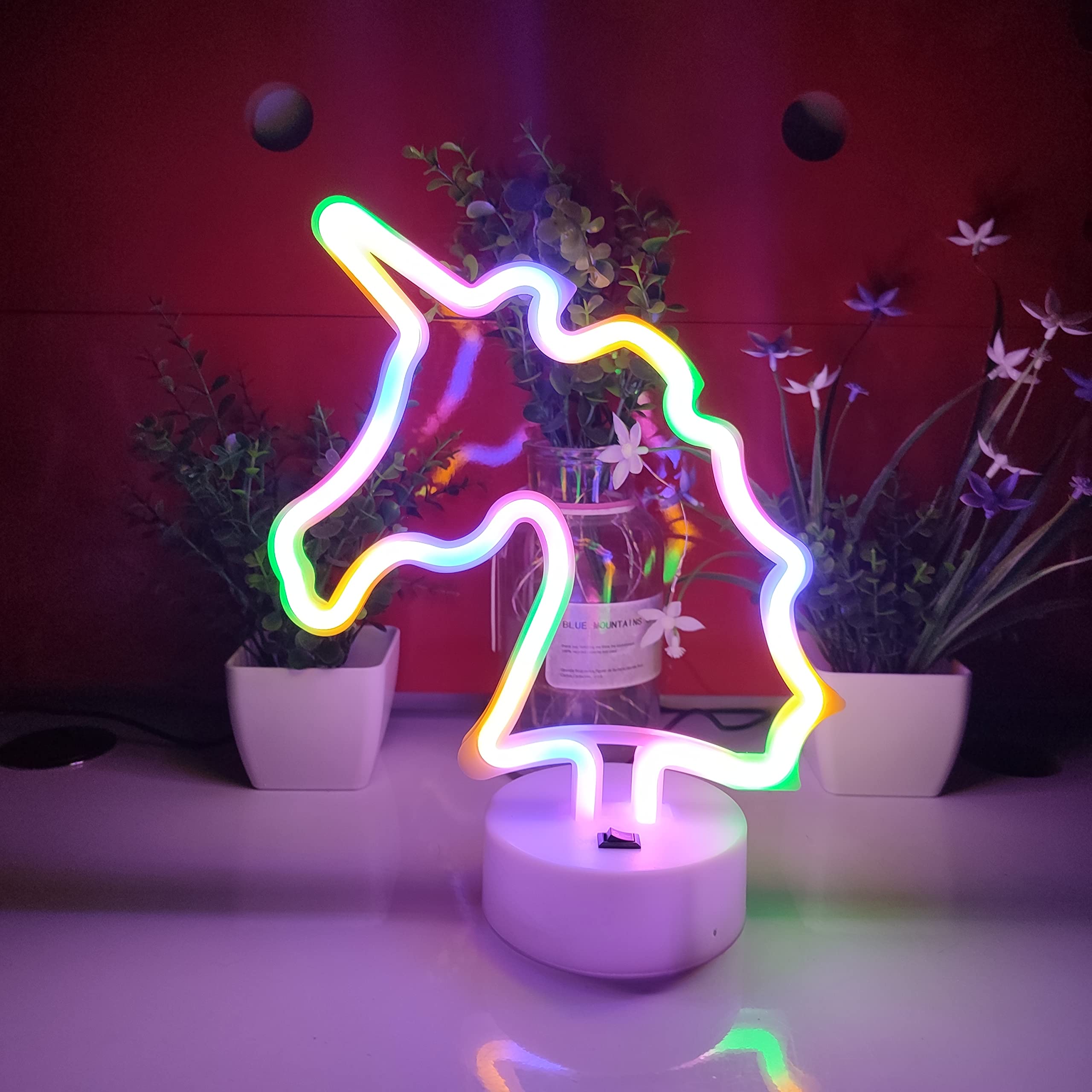 Unicorn Free Standing Neon Sign