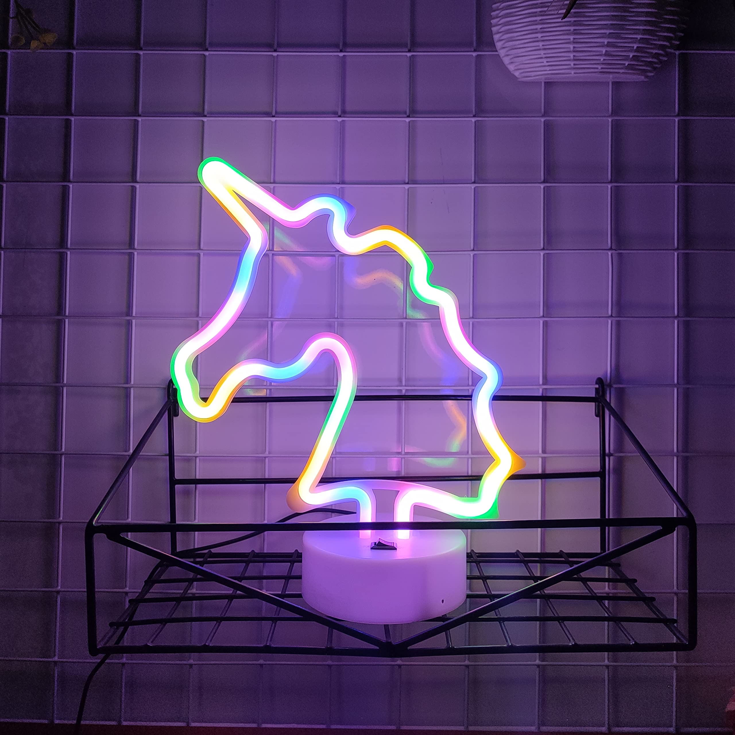 Unicorn Free Standing Neon Sign